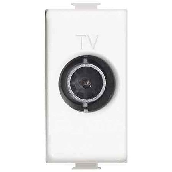 Presa Coassiale Tv Maschio Matix Bticino Diretta Bianco
