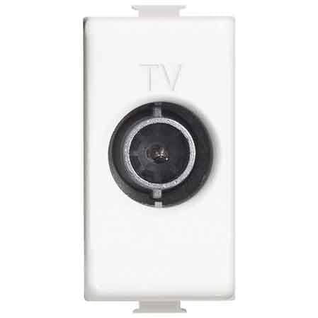 Presa Coassiale Tv Maschio Matix Bticino Diretta Bianco - 2
