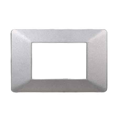 Placca Coprinterruttori Silver Starlight 4 Moduli Elettroit - 2
