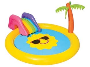 Piscina con Giochi Gonfiabile Sunnyland +2 Anni 237 CMX201X104 Peso 4,100 - 2