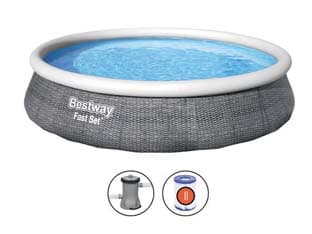 Piscina Fast Set Autoportante Tonda 396 CMX84H. 17,3 7.340 kg Lfiltro - 2