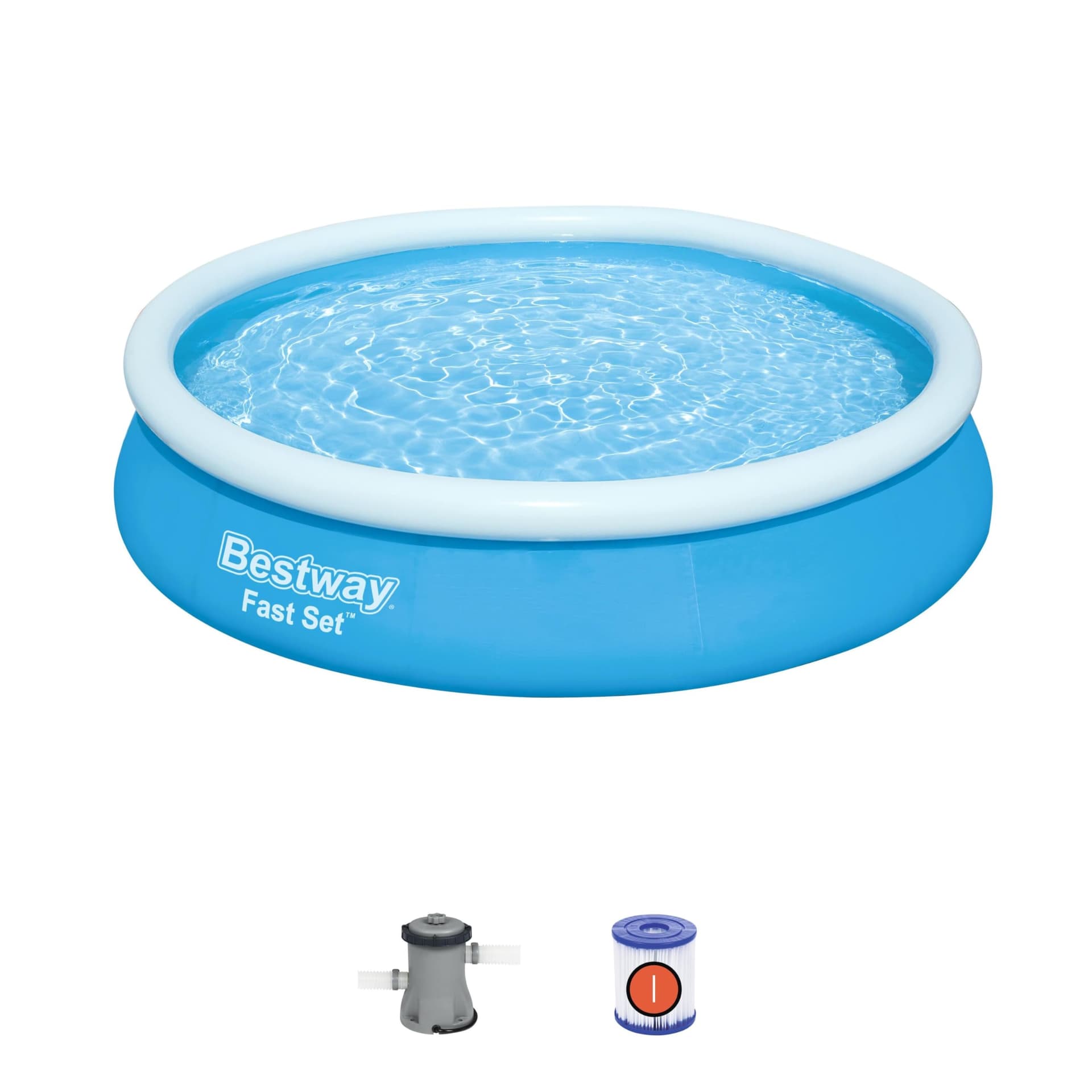Piscina Fast Set Autoportante Tonda 366 CMX76H. 14,0 5.377 kg l Filtro - 2