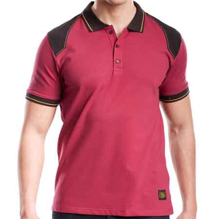 Polo Elasticizzata Rinforzata Workpol Bordeaux Rica Lewis Tg. M - 2