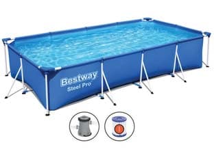 Piscina Steel Pro Rettangolare Telaio Portante 400 CMX211X81H. 34,0 5.700 - 2