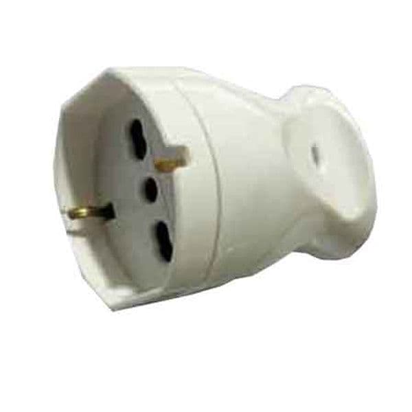 Presa Mobile Schuko Bivalente 10 e 16 A Ideal Star 2P con T - 2