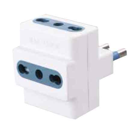Adattatore Triplo 16A Ideal Star 2P con T Prese 10 e 16 A 2P con T - 2