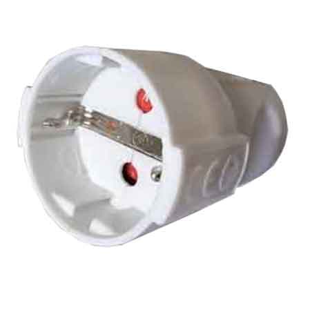 Presa Mobile Schuko 16A Ideal Star 2P con T - 2