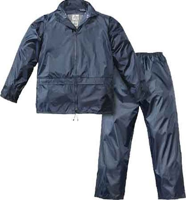 Completo Giacca e Pantalone Impermeabile 200 Gr Tg. Xxl Colore Blu - 2