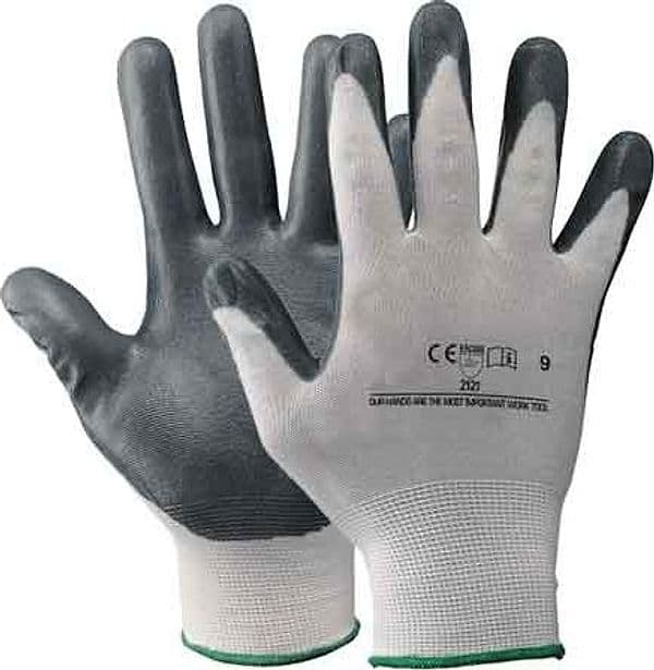 Guanto Nylon Nitrile Schiumato Tg. 9 12 Paia - 2