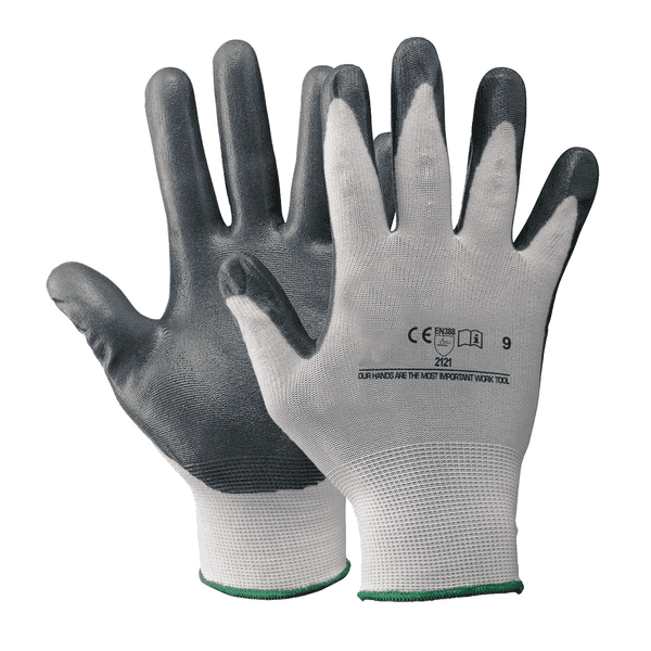Guanto Nylon Nitrile Schiumato Tg. 7 12 Paia - 2
