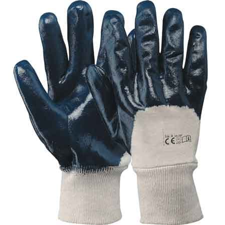 Guanto Cotone Impregnato Nbr con Polsino Tg. 10 12 Paia - 2