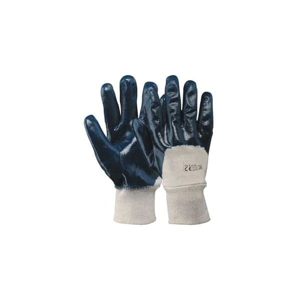 Guanto Cotone Impregnato Nbr con Polsino Tg. 9 12 Paia - 2