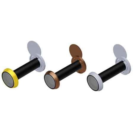 Spioncino Diamante Securemme Ø 16 x 60 x 110 mm Colore Ottone Lucido - 2