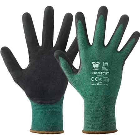 Guanto Professionale Antitaglio Nitcut Neri Tg. 9 12 Paia - 2
