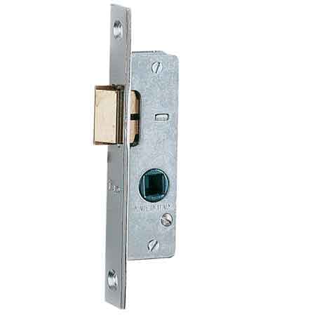 Serratura ad Infilare per Montanti con Scrocco Art. 762 Iseo Frontale 20 mm - 2