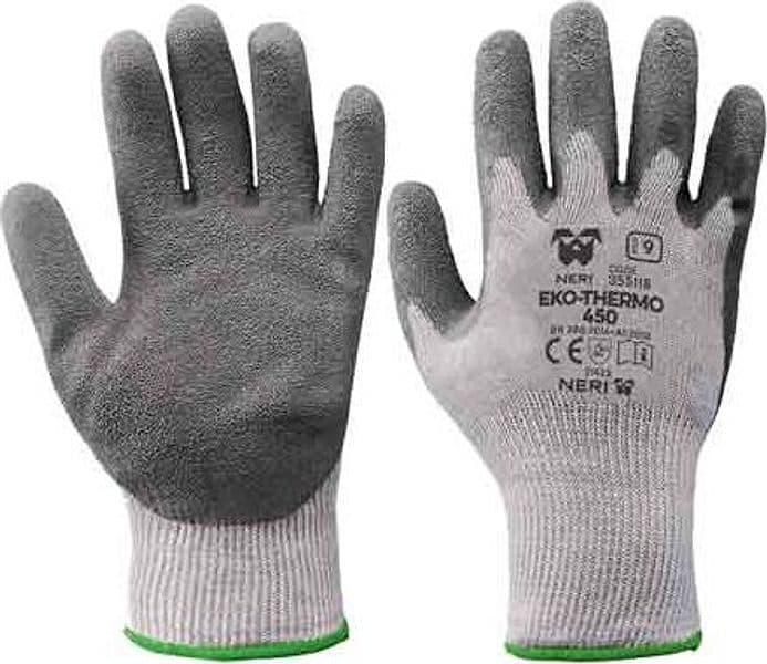 Guanto Professionale Invernale Eko Thermo Neri Tg. 8 12 Paia - 2
