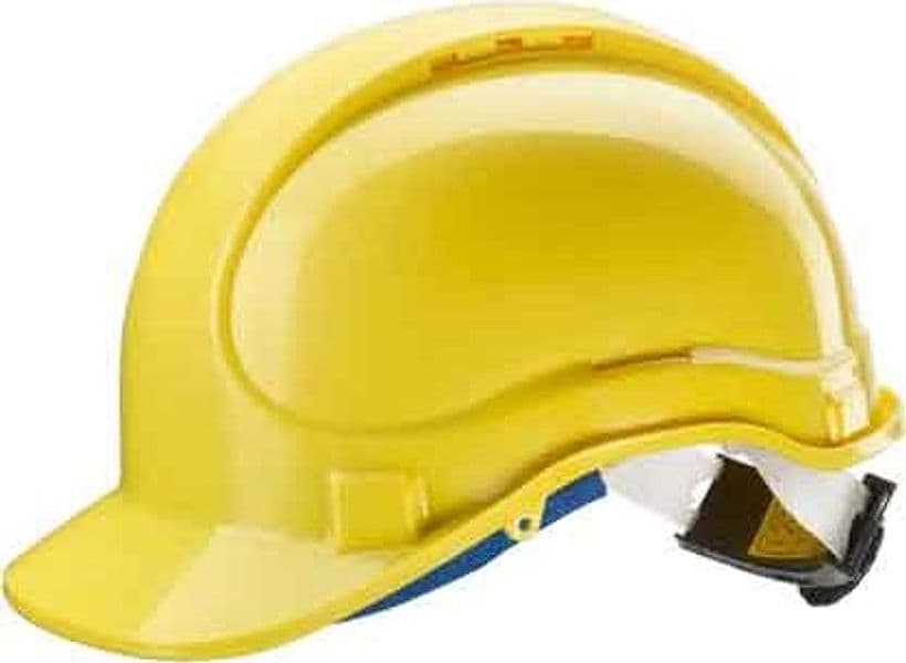 Elmetto di Protezione E1 Neri Colore Giallo - 2