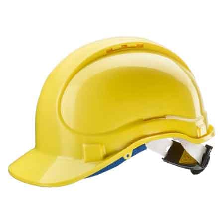 Elmetto di Protezione E1 Neri Colore Giallo - 2