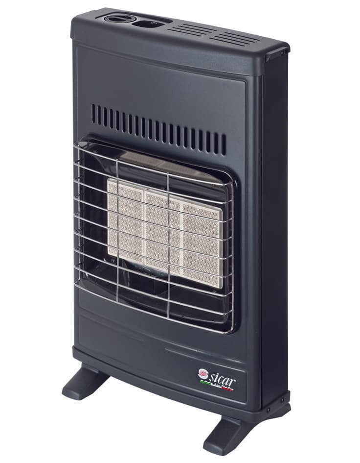 Stufa Infrarossi a Gas Metano 4200 W Grigia Misure 42,5 CMX15X64H. Peso 6,5 - 2