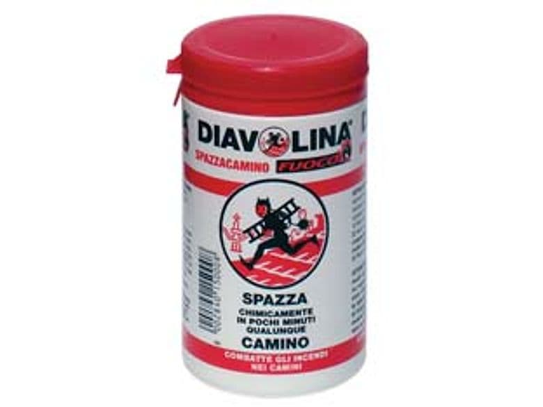 Diavolina Polvere Spazzacamino Barattolo 270 g Diavolina 12 Pezzi - 2
