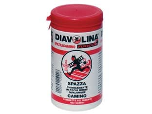 Diavolina Polvere Spazzacamino Barattolo 270 g Diavolina 12 Pezzi - 2