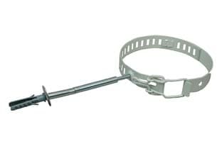Collari Fermatubo per Stufe Smaltato Bianco Ø 10 mm cm 15 10 Pezzi - 2