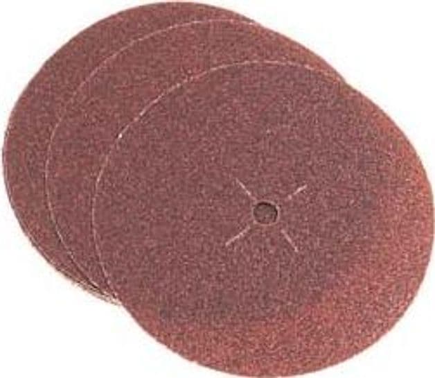 Dischi di Carta Abrasiva Resinata Pesante Ø 125 mm Grana Media 80 5 Blister - 2