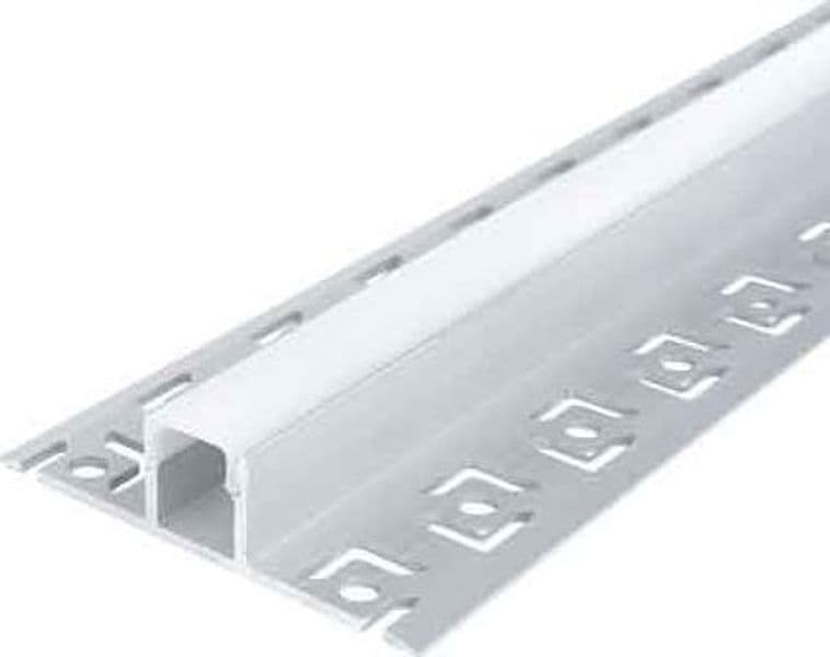 Canalina per Strip LED 5112 12,5 x 13,3 mm Larghezza Interna Barra 2 Mt - 2