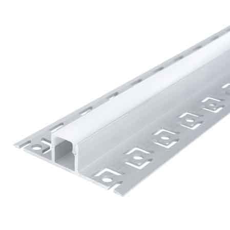 Canalina per Strip LED 5112 12,5 x 13,3 mm Larghezza Interna Barra 2 Mt - 2