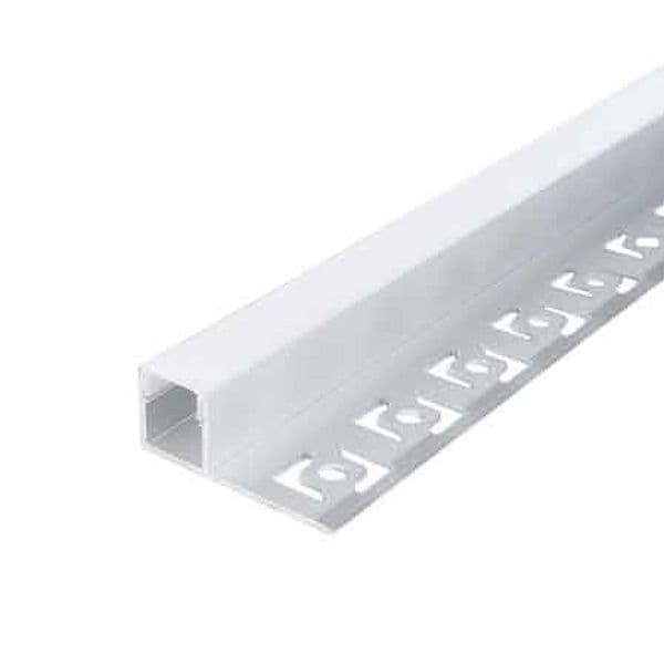 Canalina per Strip LED 5111 12,1 x 13 x 3 mm Larghezza Interna Barra 2 Mt - 2