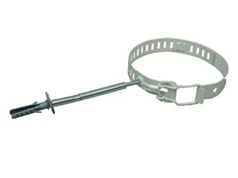 Collari Fermatubo per Stufe Smaltato Bianco Ø 8 mm cm 14 10 Pezzi - 2