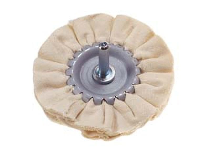 Ruote in Tessuto per Lucidare con Codolo Ø 80 mm Codolo 6 mm Pg 2 Blister - 2