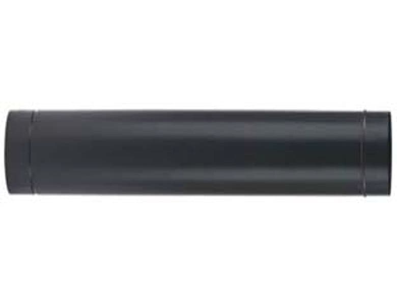 Tubo Porcellanato per Stufe a Legna Nero Opaco Ala Smalto Cod 363150 - 2