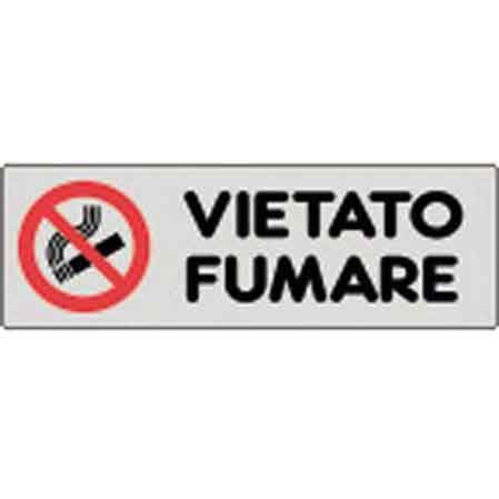 Etichetta Vietato Fumare 15 x 5 cm 10 Pezzi - 2