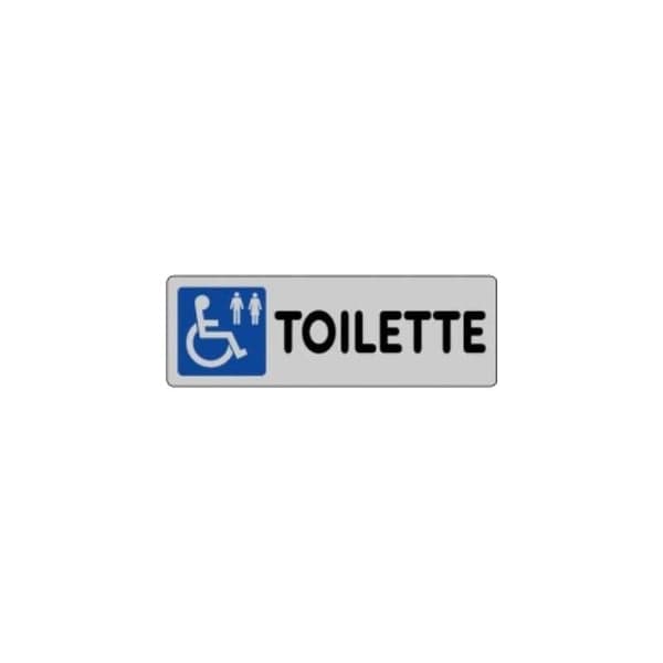 Etichetta Toilette Disabili 15 x 15 cm 10 Pezzi - 2