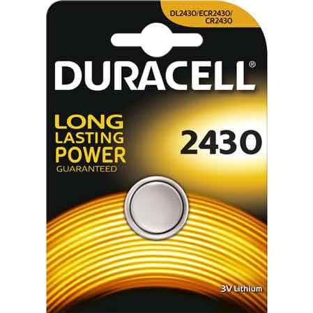 Pila a Bottone 2430 Blister 1 Pezzo Duracell 10 Pezzi - 2