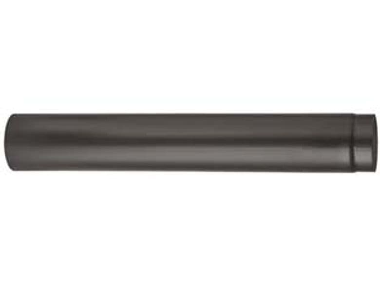 Tubo Porcellanato per Stufe a Legna Nero Opaco Ala Smalto Top Ø Cod 363389 - 2