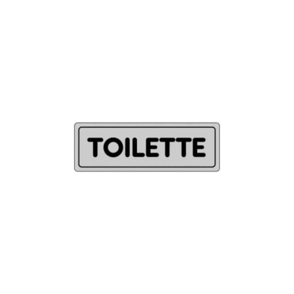 Etichetta Toilette 15 x 5 cm 10 Pezzi - 2