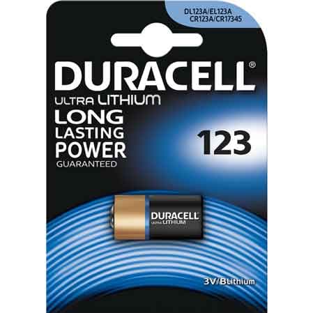 Pila per Fotocamera 123 Blister 1 Pezzo Duracell 10 Pezzi - 2