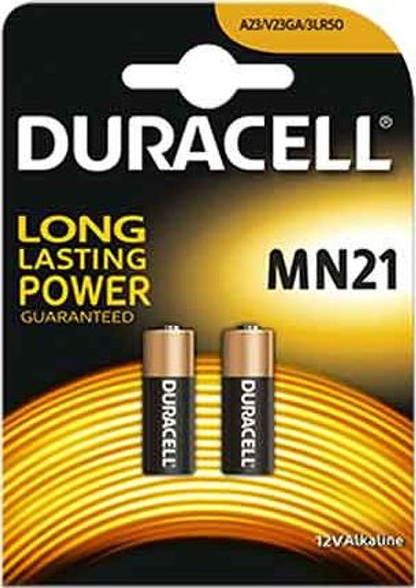 Pile per la Sicurezza MN21 Blister Duracell 2 Pezzi