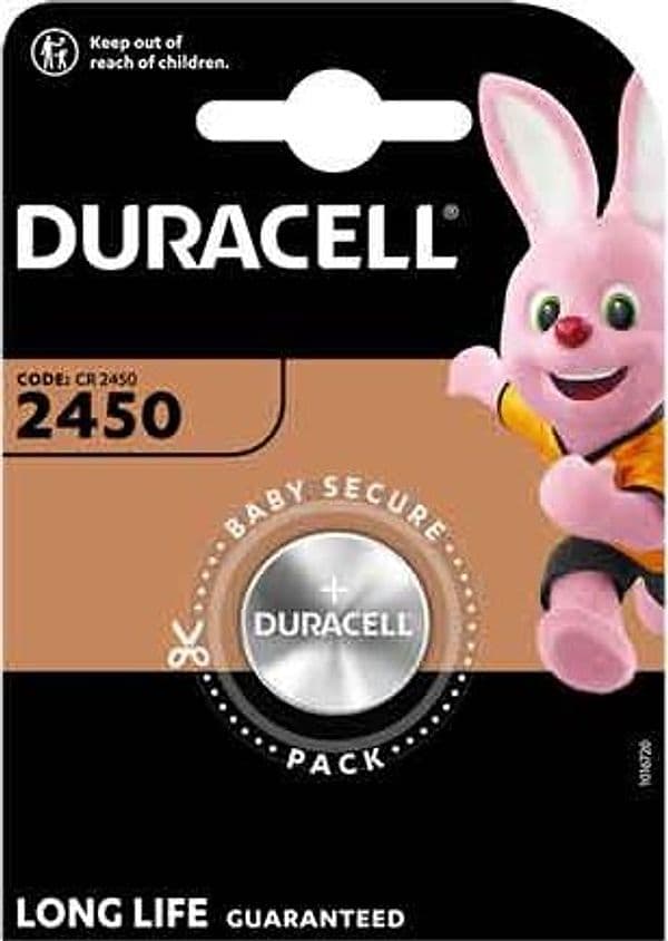 Pila a Bottone 2450 Blister 1 Pezzo Duracell 10 Pezzi - 2