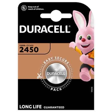 Pila a Bottone 2450 Blister 1 Pezzo Duracell 10 Pezzi - 2