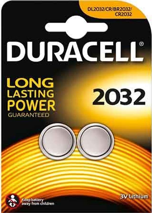Pila a Bottone 2032 Blister Duracell 2 Pezzi - 2