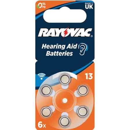 Pila per Acustica Rayovac 13 Blister 10 Confezioni 6 Pezzi - 2