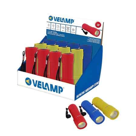 Torcia a LED Cod Kalibro D86 2W Velamp 110 Lm 12 Pezzi - 2