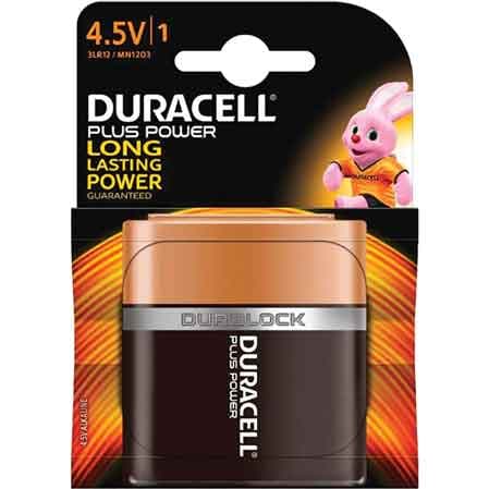 Pila Plus Power Piatta 4,5V Duracell Blister 1 Pezzo 10 Pezzi - 2