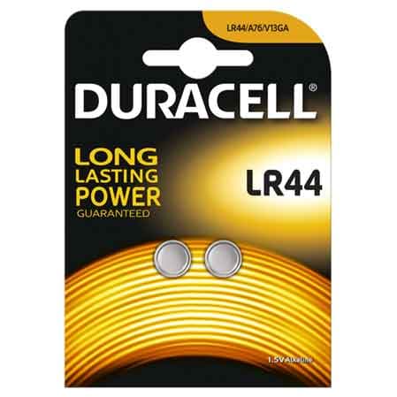 Pile per L Elettronica LR44 Blister Duracell 2 Pezzi - 2