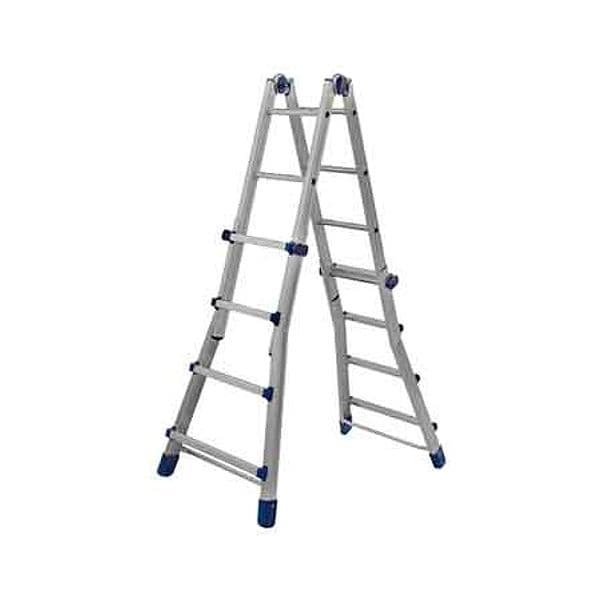 Scala Multiuso Briko Blu 3 con 3 Gradini Facal - 2