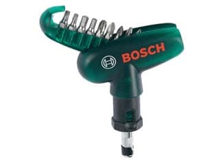 Set Inserti con 9 Bit e Cacciavite a Cricchetto Bosch - 2