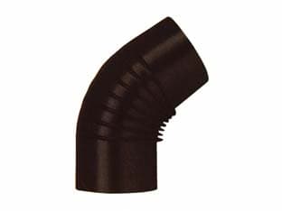 Gomito 45 ° Porcellanato per Stufe a Legna Nero Opaco Ee ¸ 14 cm Save - 2